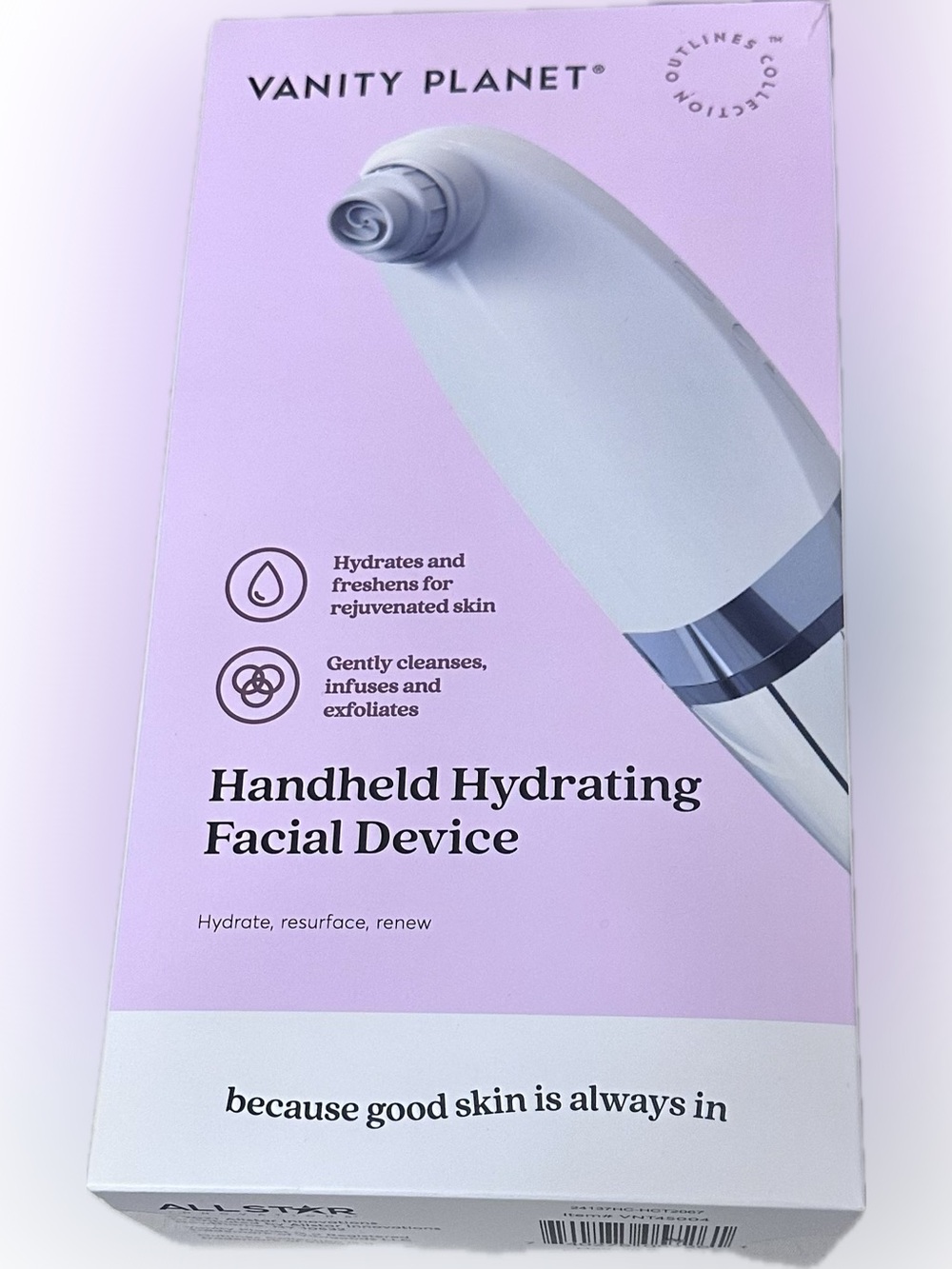 Vanity Planet by Vitagoods Handheld Hydrating Facial Device — Pink